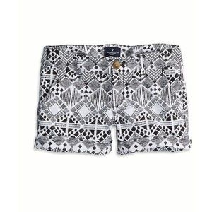 American Eagle Midi Shorts - BLACK AND WHITE 2